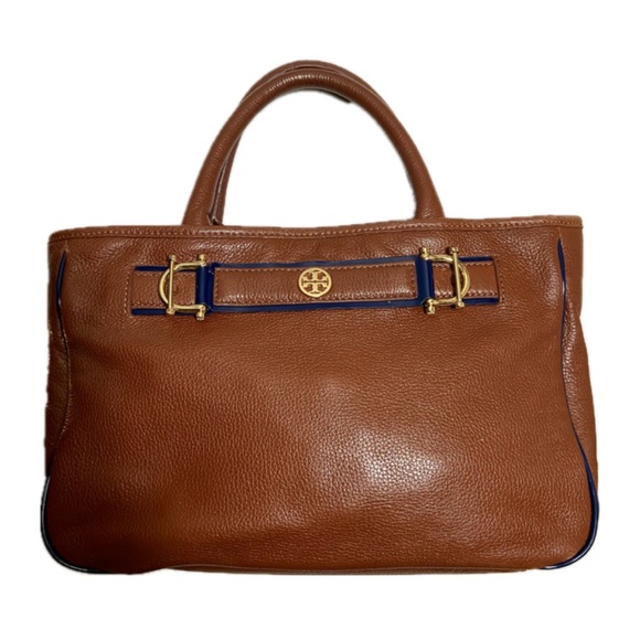Tory Burch Handbags - Tory Burch Sienna Robinson Horsebit Satchel Brown